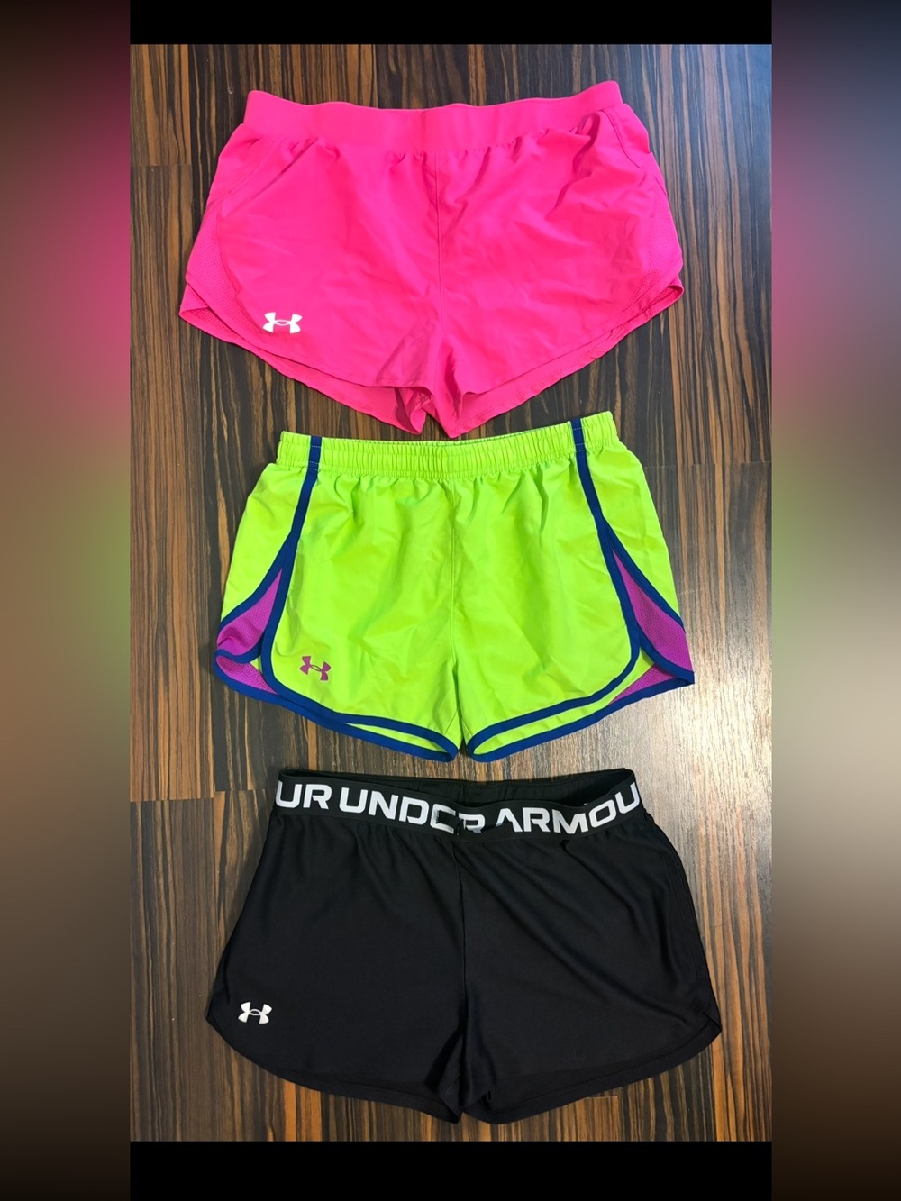 3 PAIRS Under Armour Play Up Shorts Athletic Shorts